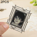 2 PCS Creative Metal Vintage Photo Frame(Butterfly Square)