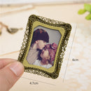 2 PCS Creative Metal Vintage Photo Frame(Golden Square)