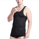 Men Slimming Body Shaper Vest Underwear, Size: XL(Black)
