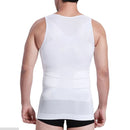 Men Slimming Body Shaper Vest Underwear, Size: XL(White)