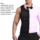 Men Slimming Body Shaper Vest Underwear, Size: S(White)