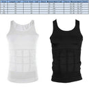 Men Slimming Body Shaper Vest Underwear, Size: S(White)