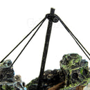 Pirate Ship Rotten Boat Small Net Boat Aquarium Landscaping Fish Tank Glass Cylinder Scene
