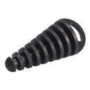 Motorcycle Exhaust Pipe Motocross Tailpipe PVC Air-bleeder Plug Exhaust Silencer Muffler Wash Plug Pipe Protector(Black)