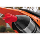 Motorcycle Exhaust Pipe Motocross Tailpipe PVC Air-bleeder Plug Exhaust Silencer Muffler Wash Plug Pipe Protector(Orange)