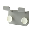 Bathroom Hair Dryer Rack Wall-mounted Hair Dryer Simple Rack(Light Grey)