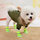 Pet Dog Coat Winter Warm Small Dog Clothes For Chihuahua Soft Fur Hood Puppy Jacket Clothing for Chihuahua Small Large Dogs, Size:XL(Green)