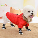 Pet Dog Coat Winter Warm Small Dog Clothes For Chihuahua Soft Fur Hood Puppy Jacket Clothing for Chihuahua Small Large Dogs, Size:XL(Red)
