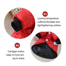 Pet Dog Coat Winter Warm Small Dog Clothes For Chihuahua Soft Fur Hood Puppy Jacket Clothing for Chihuahua Small Large Dogs, Size:XL(Red)