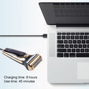 Surker SK-903 Three-in-one LCD Digital Display USB Charging Electric Shaver / Hair Clipper / Nose Hair(Black)