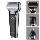 Surker SK-903 Three-in-one LCD Digital Display USB Charging Electric Shaver / Hair Clipper / Nose Hair(Black)
