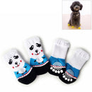2 Pairs Cute Puppy Dogs Pet Knitted Anti-slip Socks, Size:M (Panda)