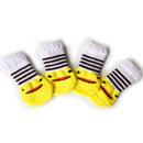 2 Pairs Cute Puppy Dogs Pet Knitted Anti-slip Socks, Size:M (Duckling)