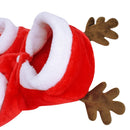 Christmas Dog Clothes for Small Dogs Santa Dog Costume Winter Pet Coats, Color:Red(M)