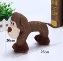 3 PCS BU812 Dog Chew Toys Bite Resistant Dog Squeaky Interactive Pets Supplies(Elephant)