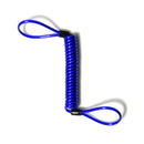 Alarm Disc Lock Security Anti Thief Motorbike Wheel Disc Brake Spring Cable(Blue)