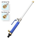 Garden Lawn Irrigation High Pressure Hose Spray Nozzle Car Wash Cleaning Tools (Blue)