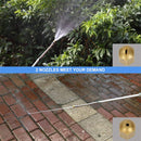 Garden Lawn Irrigation High Pressure Hose Spray Nozzle Car Wash Cleaning Tools (Green)