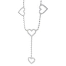 Vintage Heart Waist Chain Sexy Rhinestone Belts, Length: 120cm