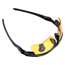Night-Vision Glasses Protective Gears Sunglasses Driving Glasses Anti Glare Night Vision Drivers Goggles(Black)