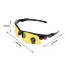 Night-Vision Glasses Protective Gears Sunglasses Driving Glasses Anti Glare Night Vision Drivers Goggles(Black)