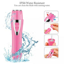 2 in 1 Lady Shaving Hair Removal Device Electric Mini Shaving Nose Hair Remover(Black)