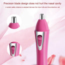 2 in 1 Lady Shaving Hair Removal Device Electric Mini Shaving Nose Hair Remover(Black)