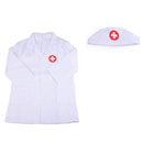 Small Nurses Serve Doctors Cosplay Experience Clothing with Children Toys and Gifts(White)