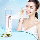 USB Charge Handheld Cold Spray Water Moisture Meter Alcohol Sprayer, Specification:No Power Bank Function(Pink)
