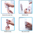 USB Charge Handheld Cold Spray Water Moisture Meter Alcohol Sprayer, Specification:No Power Bank Function(Pink)