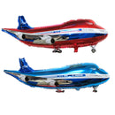 2 PCS Airplane Model Balloon Toy Cartoon Party Balloon Children Toy(Red)