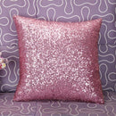 KL-1-14 Glitter Sequins Sofa Throw Pillow Cover For Home Decoration Sofa Cushion Case(Pink)