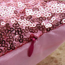 KL-1-14 Glitter Sequins Sofa Throw Pillow Cover For Home Decoration Sofa Cushion Case(Pink)