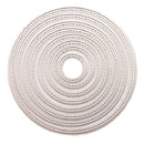 8 In 1 DIY Metal Embossed Cutting Die Carbon Steel Paper-cutting Card Round Template