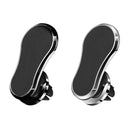 Car Multifunctional Air Outlet Magnetic Phone Holder(Silver)