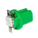 10 PCS T8.5 5050 Led 1 SMD Car Gauge Dash Bulb Dashboard Instrument Light Wedge Interior Lamp(Green)