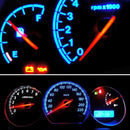 10 PCS T8.5 5050 Led 1 SMD Car Gauge Dash Bulb Dashboard Instrument Light Wedge Interior Lamp(Red)