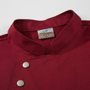 Men and Women Hotel Canteen Cake Baker Kitchen Long Sleeve Work Clothes, Size:L(Red)