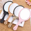 Vintage Mirror Handhold Makeup Mirror(Black)