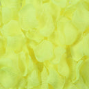1000 PCS Artificial Wedding Rose Petals Flowers Wedding Decorations(Yellow)