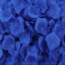 1000 PCS Artificial Wedding Rose Petals Flowers Wedding Decorations(Dark Blue)