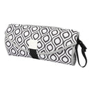 Baby Changing Diaper Pad Portable Folding Waterproof Nursing Pad, Size:One size(Black geometry)