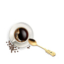 Small Mini Stainless Steel Rose Flower Coffee Spoon Strring Spoon Teaspoon Tea Spoon Dessert Spoon Long Handle Tableware(Rose Gold)