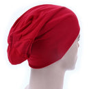 Men Candy Colors Knit Sleeve Cap Hip-hop Cap, Hat Size:One Size(Black)