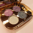 Professional Eye Makeup Eyeshadow Palette Gold Smoky Cosmetics Makeup Palette Diamond Bright Glitter Eye Shadow(1)