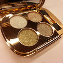 Professional Eye Makeup Eyeshadow Palette Gold Smoky Cosmetics Makeup Palette Diamond Bright Glitter Eye Shadow(2)
