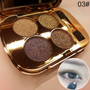 Professional Eye Makeup Eyeshadow Palette Gold Smoky Cosmetics Makeup Palette Diamond Bright Glitter Eye Shadow(3)