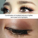 Professional Eye Makeup Eyeshadow Palette Gold Smoky Cosmetics Makeup Palette Diamond Bright Glitter Eye Shadow(3)