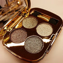 Professional Eye Makeup Eyeshadow Palette Gold Smoky Cosmetics Makeup Palette Diamond Bright Glitter Eye Shadow(5)
