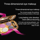 Professional Eye Makeup Eyeshadow Palette Gold Smoky Cosmetics Makeup Palette Diamond Bright Glitter Eye Shadow(5)